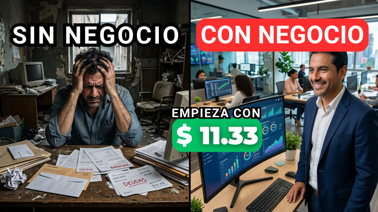 Negocio con menos de USD 20 y en menos de 30 días